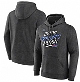 Men's Buffalo Bills Fanatics Branded Heathered Charcoal 2021 NFL Playoffs Bound Lights Action Pullover Hoodie,baseball caps,new era cap wholesale,wholesale hats